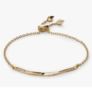 NWT Kendra Scott Angela Adjustable Bracelet in Gold